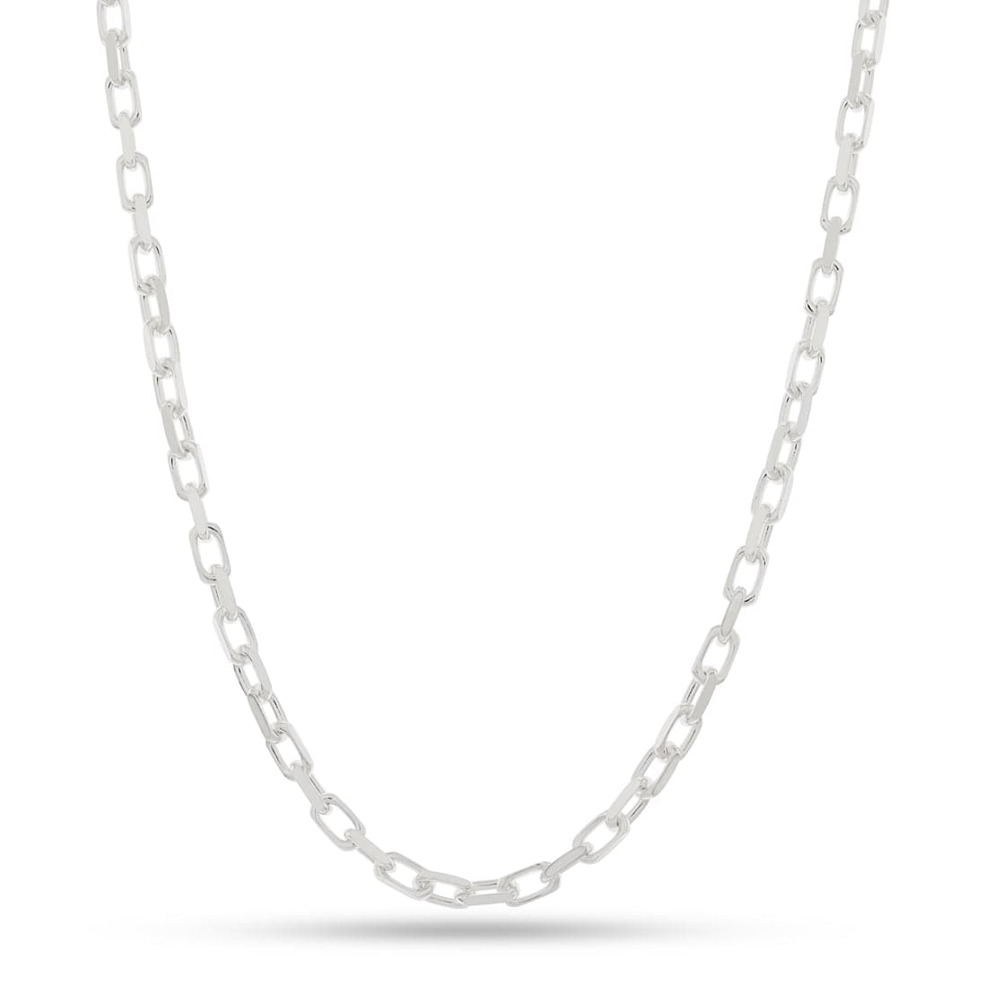 3mm Italian Sterling Silver Anchor Chain  in  22" by King Ice