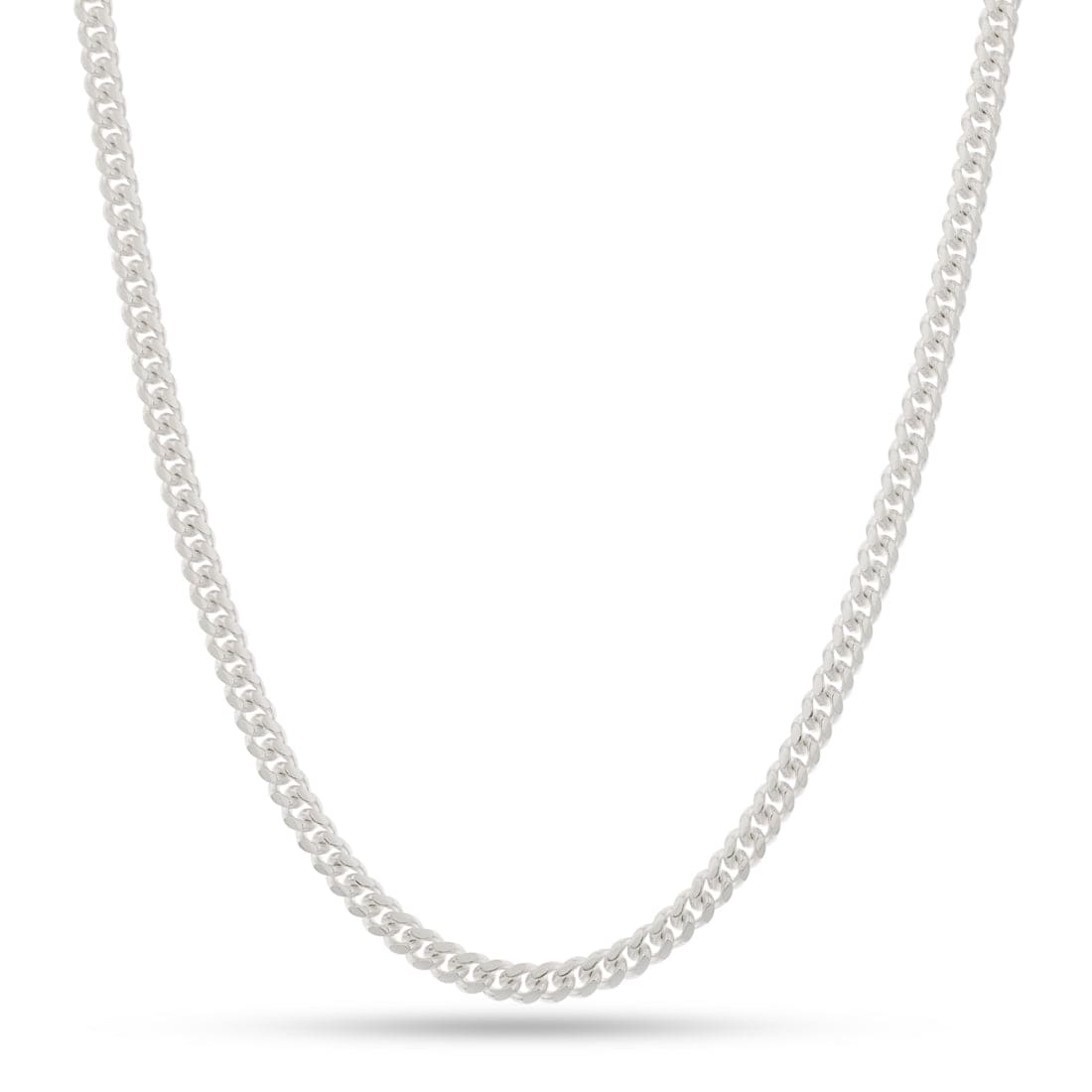 4mm Italian Sterling Silver Miami Cuban Link Chain  in  22" by King Ice