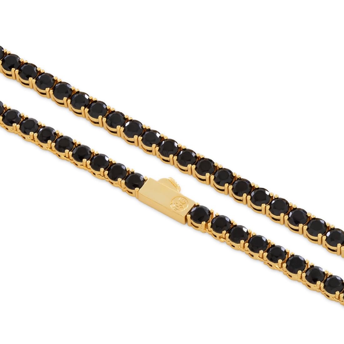 5mm Onyx Tennis Chain  in  by King Ice