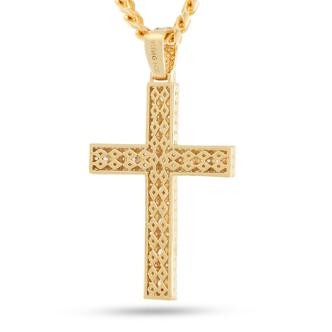 Cross of Centrality Necklace  in  by King Ice