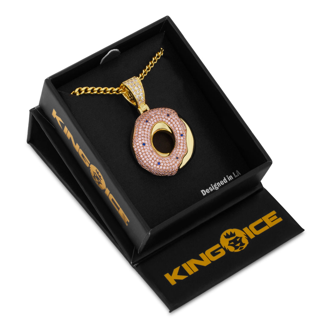 Donut Necklace  in  by King Ice