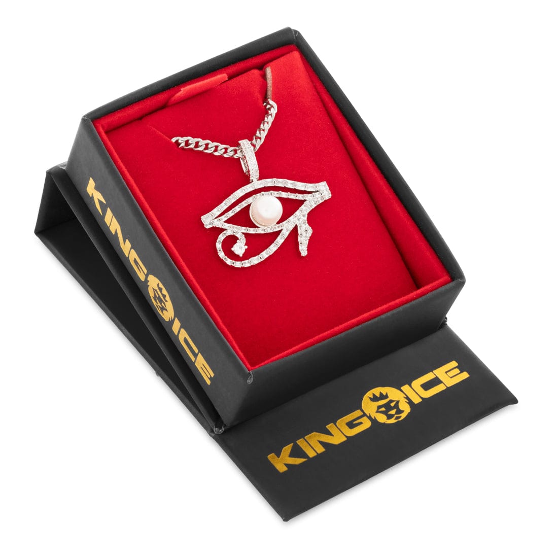 Pearl of Wisdom Eye of Ra Necklace  in  by King Ice