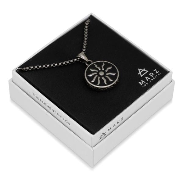 Solar Symbol Necklace  in  by King Ice