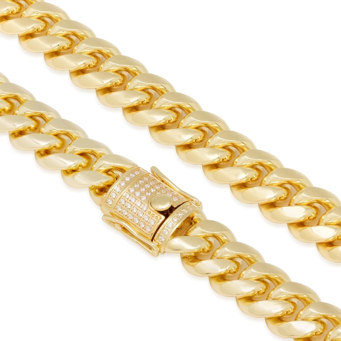 Solid Gold 16mm Miami Cuban Link Chain  in  by King Ice