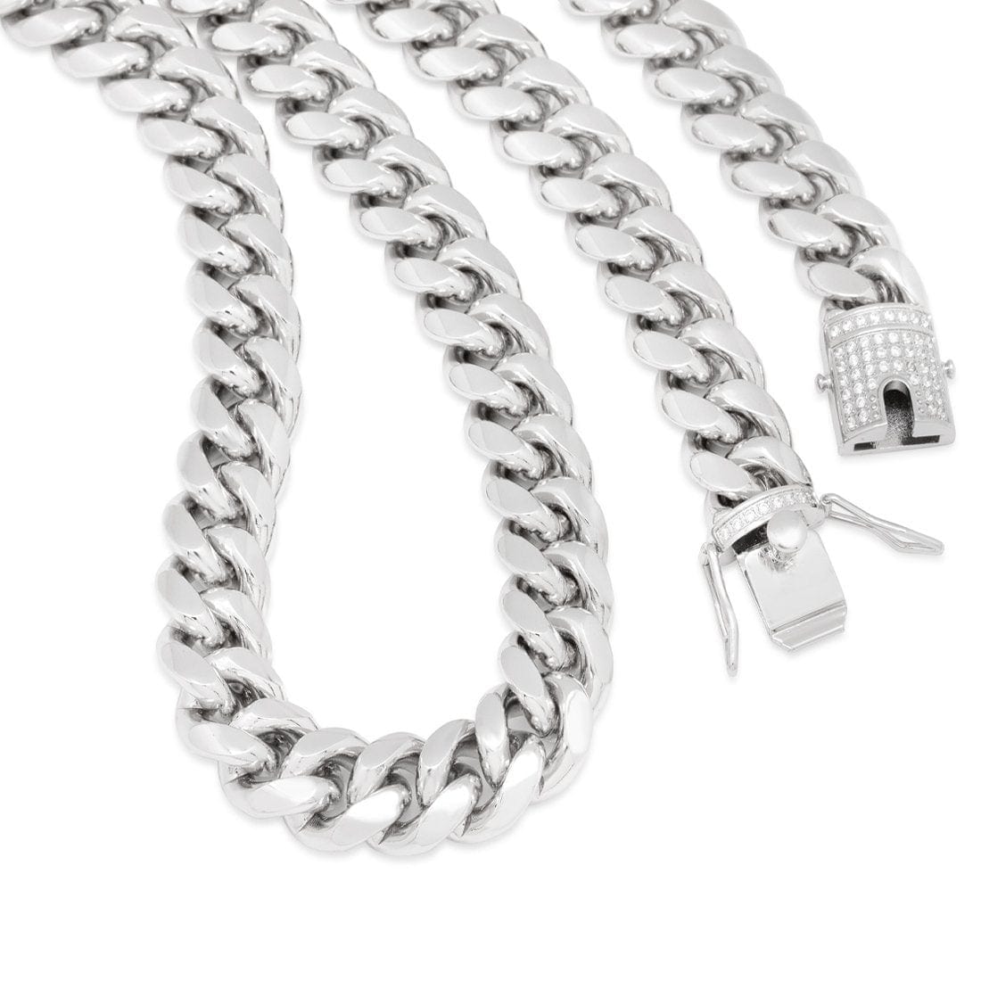 Solid Gold 16mm Miami Cuban Link Chain  in  by King Ice