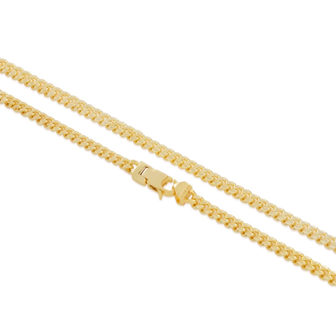 Solid Gold 3mm Miami Cuban Link Chain  in  by King Ice