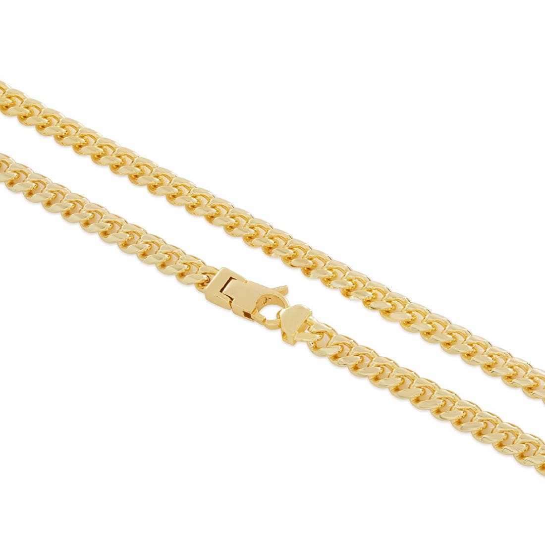 Solid Gold 5mm Miami Cuban Link Chain  in  by King Ice