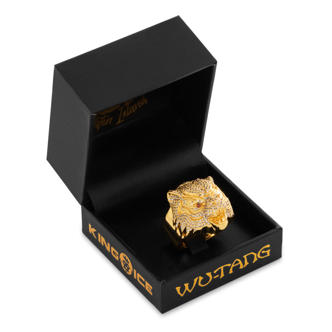 Wu-Tang x King Ice - 28mm Tiger Style Ring  in  by King Ice