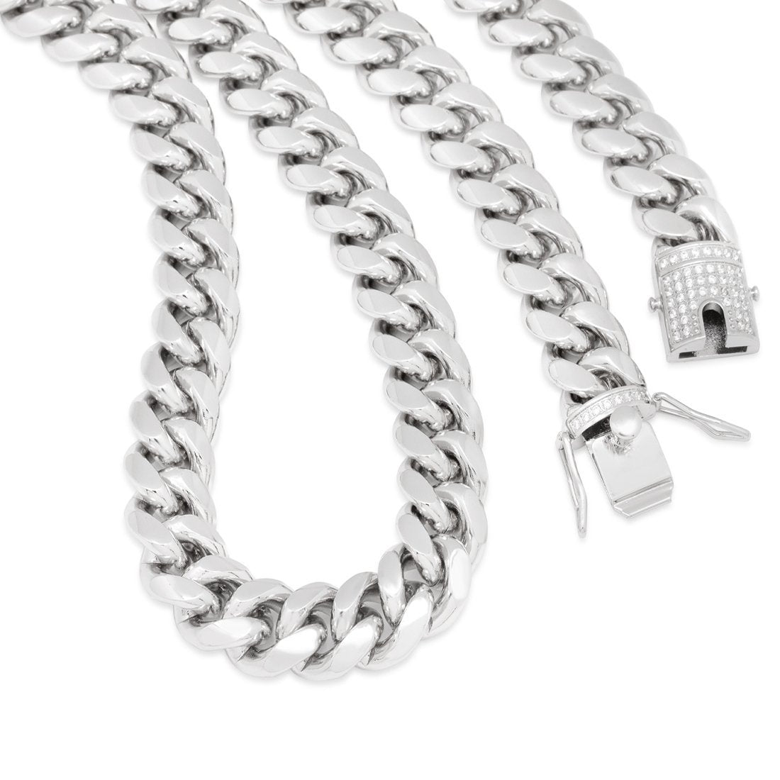 16mm Miami Cuban Link Chain  in  by King Ice