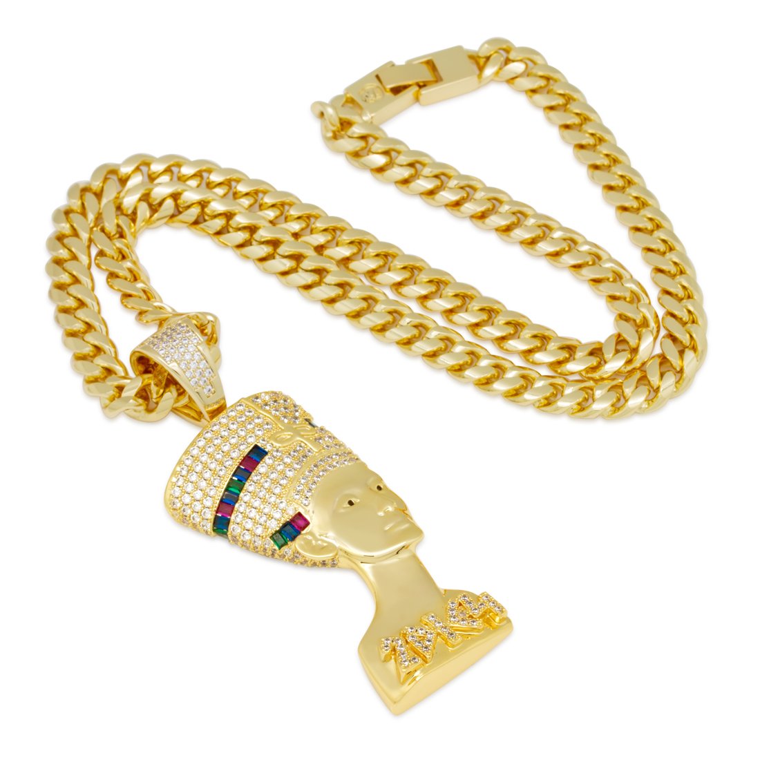 3D Boss Nefertiti Necklace  in  by King Ice