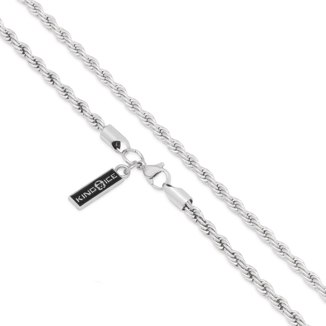 3mm Rope Chain Choker Set  in  by King Ice