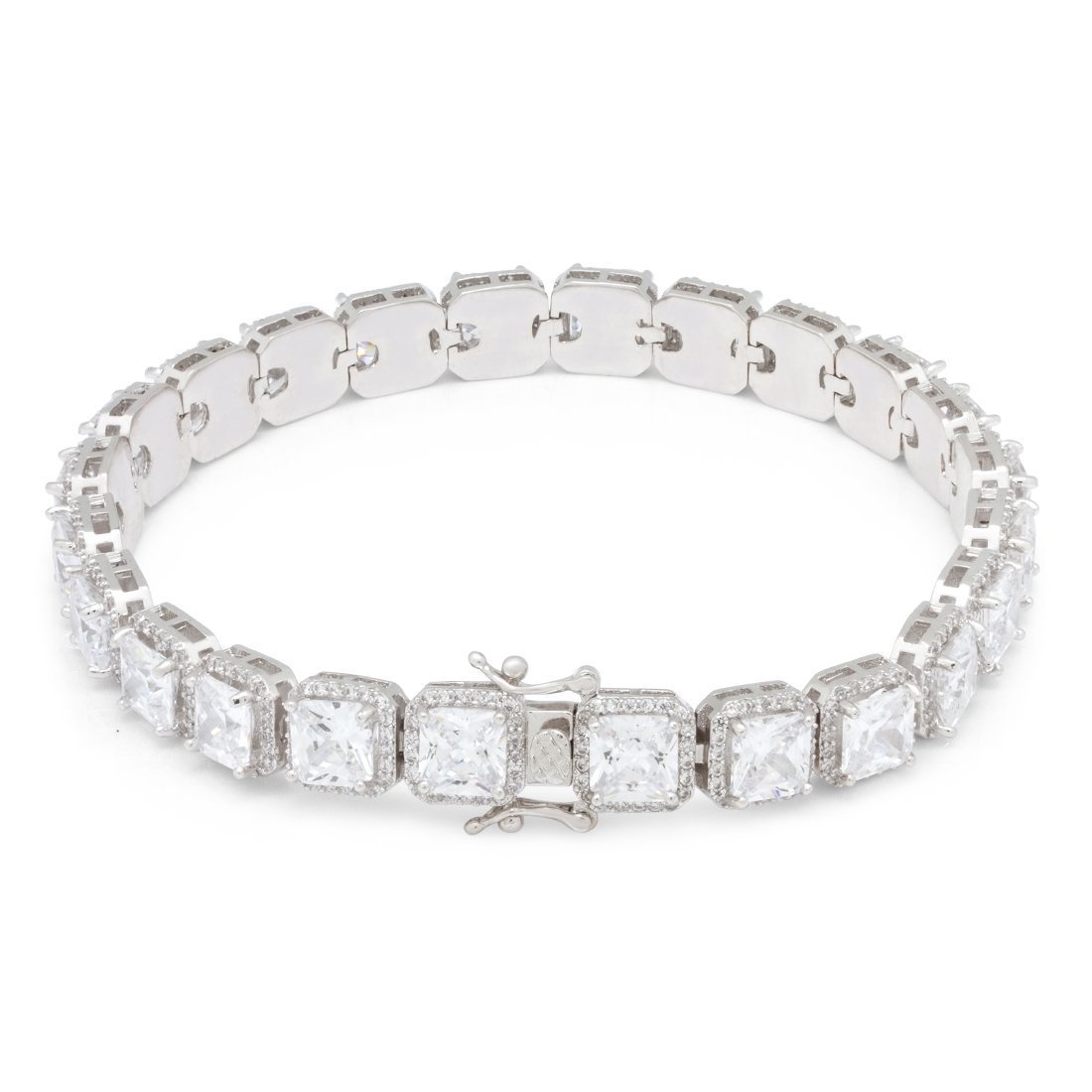 5mm Princess-Cut Tennis Bracelet  in  by King Ice