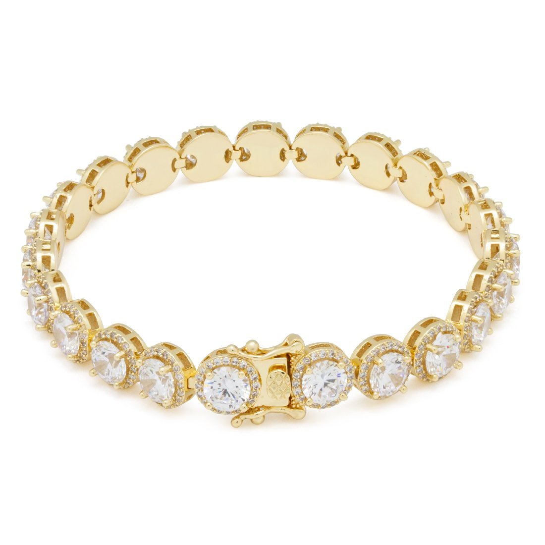 8mm Brillaint-Cut Tennis Bracelet  in  by King Ice