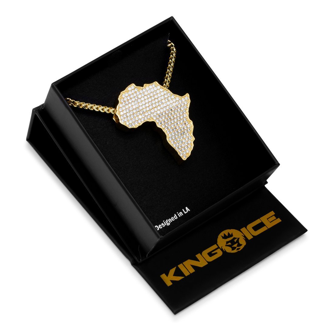 Africa Necklace  in  by King Ice