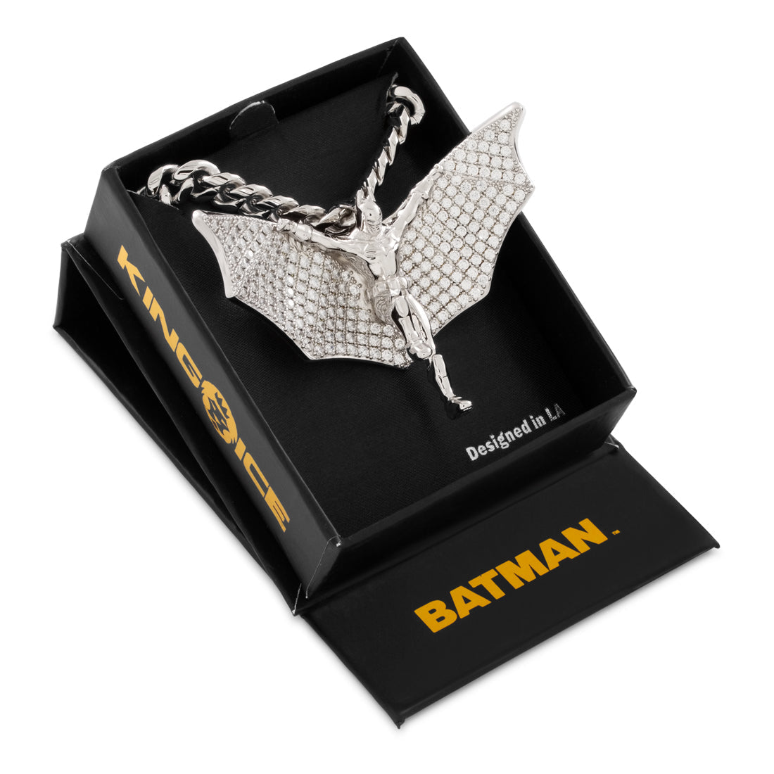 Batman x King Ice - Batman Necklace  in  by King Ice