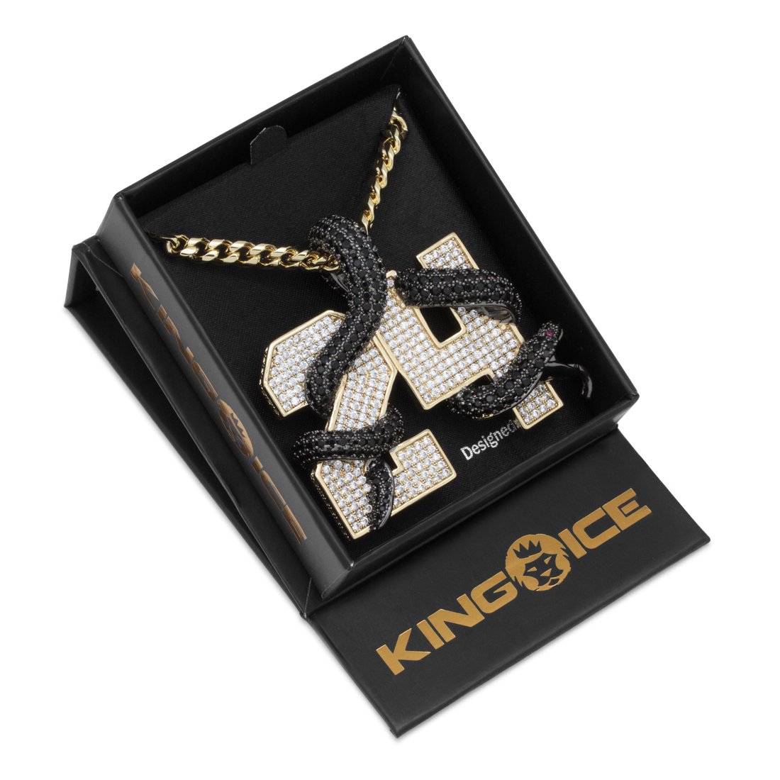 Black Mamba Number 24 Necklace  in  by King Ice