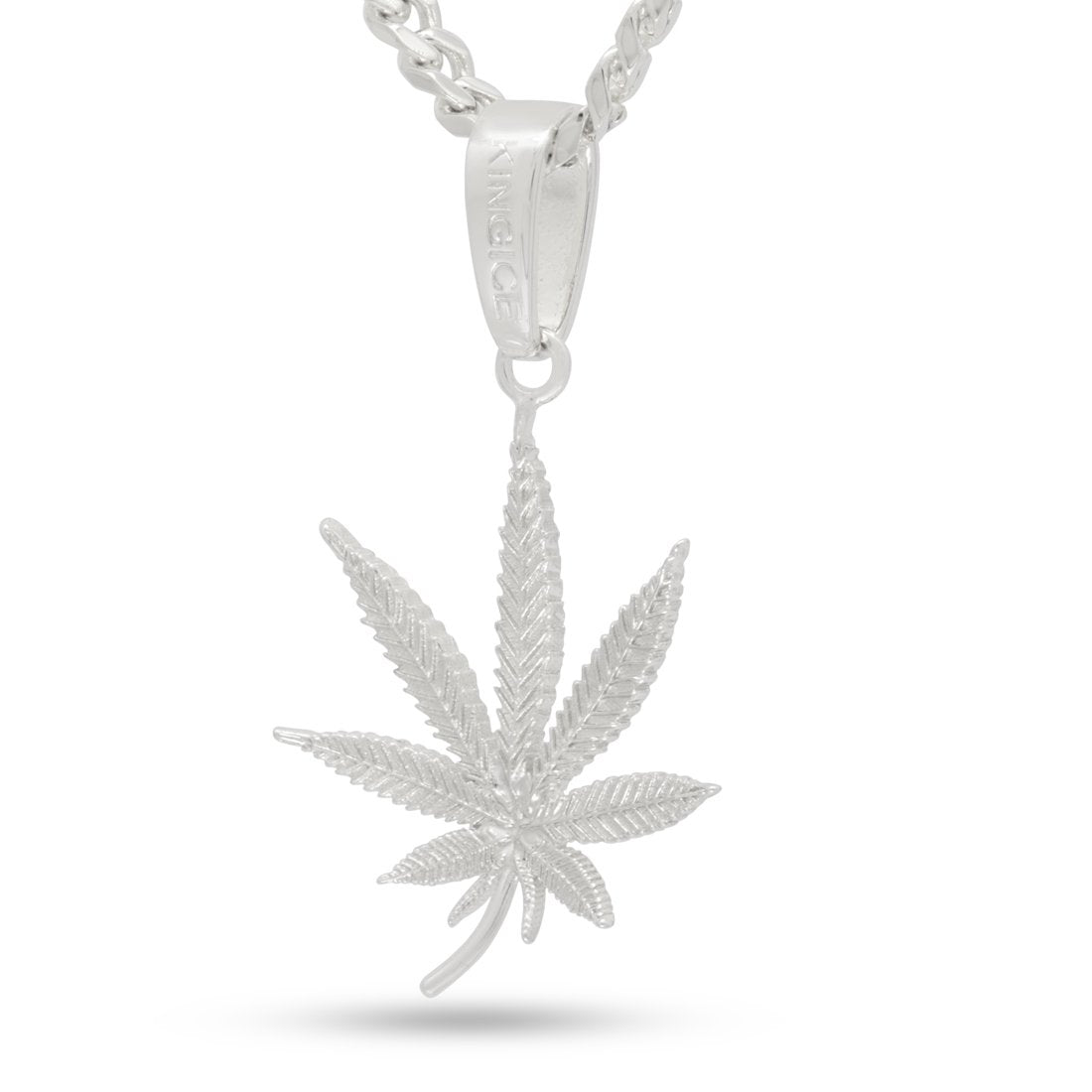 Cannabis Leaf Necklace  in  by King Ice