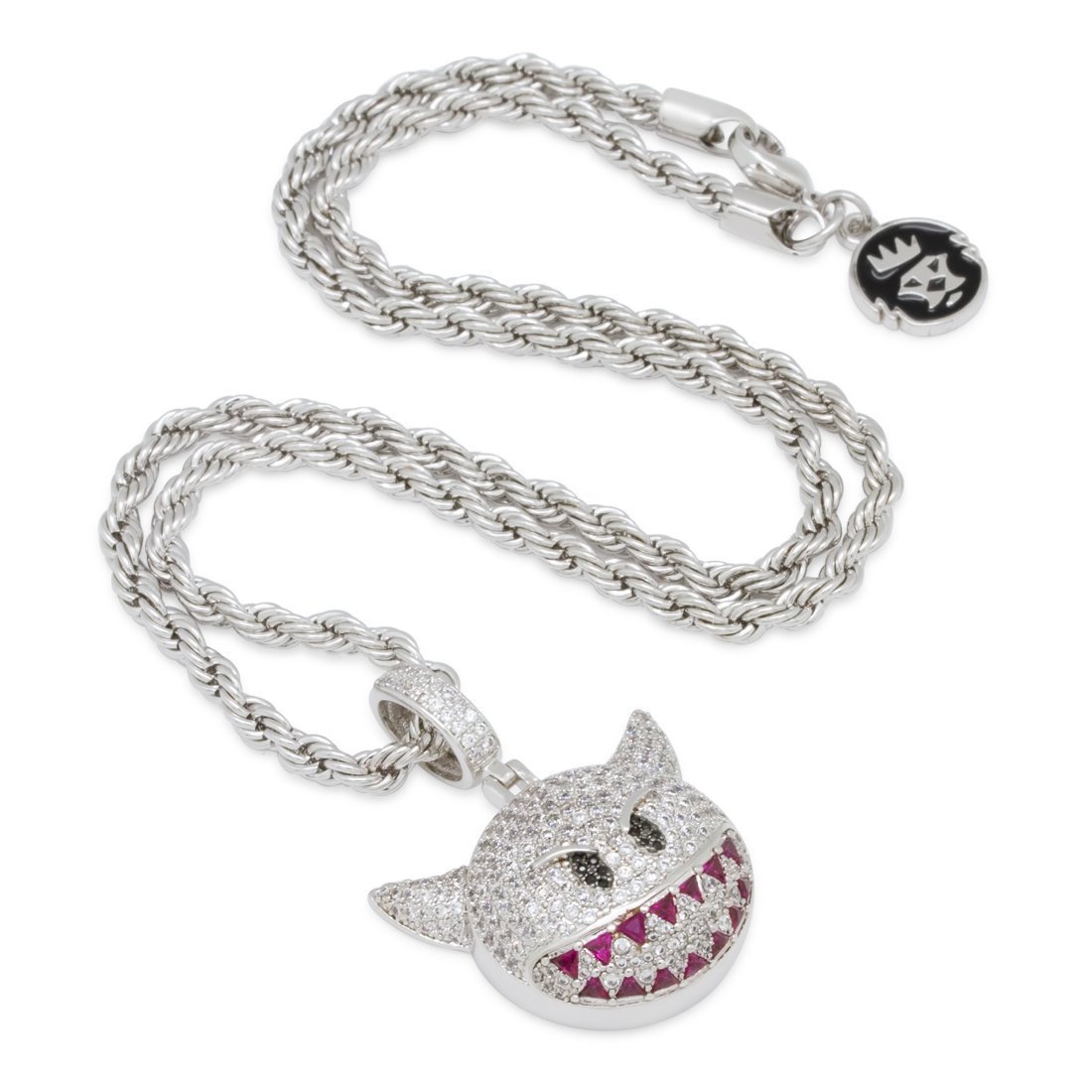 Devil Emoji Necklace  in  by King Ice