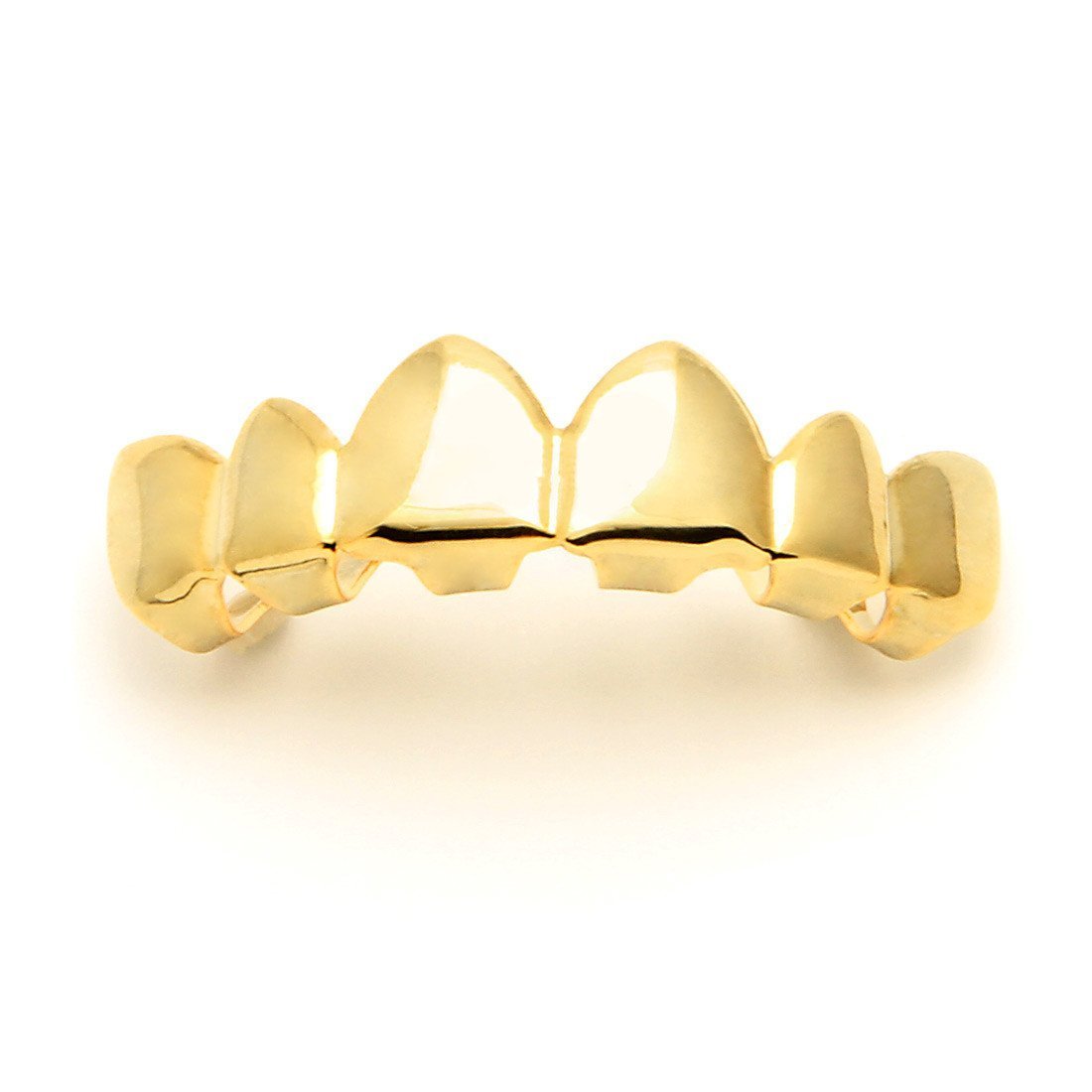 Gold Grillz  in  14K Gold / Top by King Ice