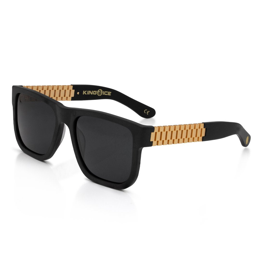 Mt. Olympus Rollie Black Sunglasses  in  Black by King Ice