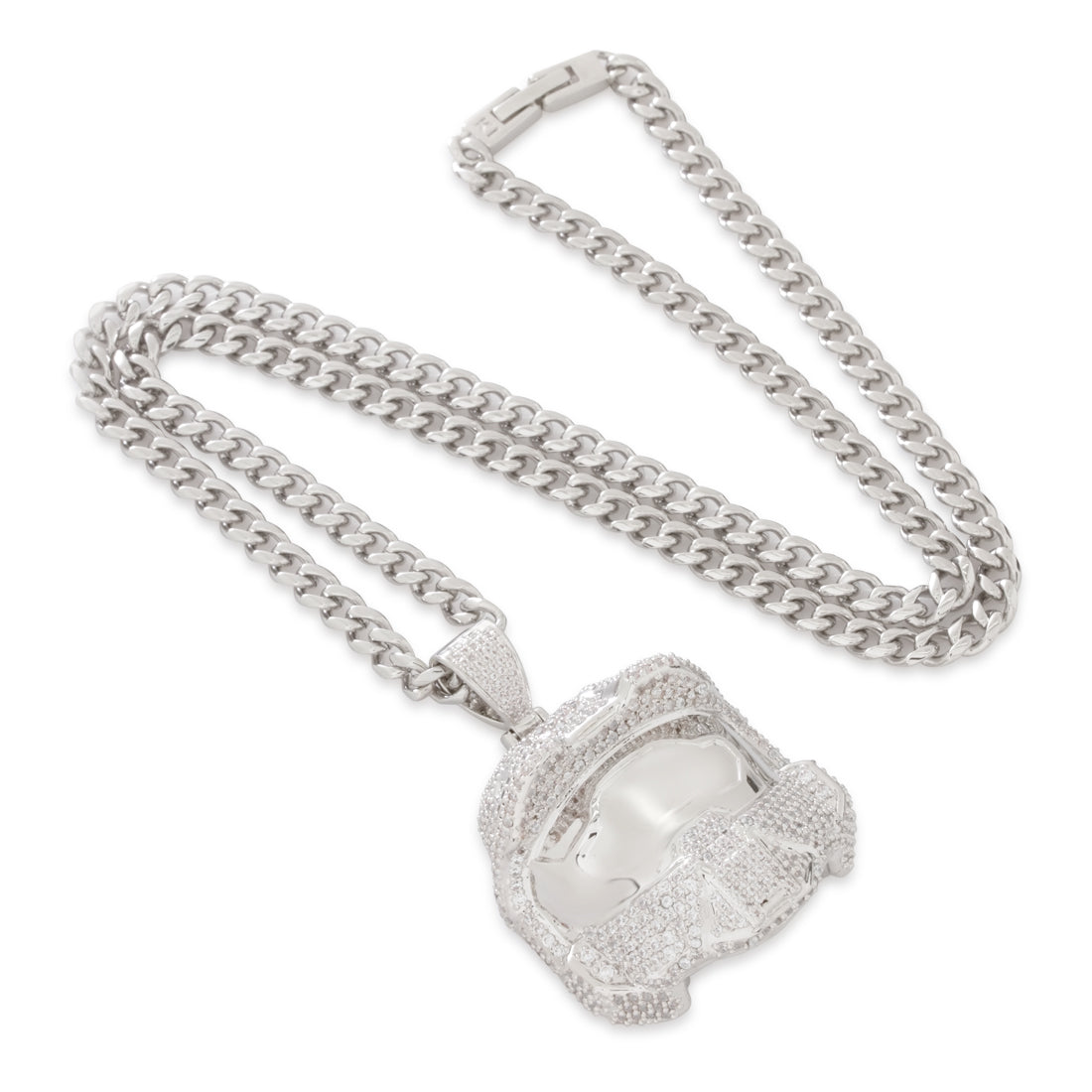 Halo x King Ice - Master Chief Helmet II Necklace  in  by King Ice