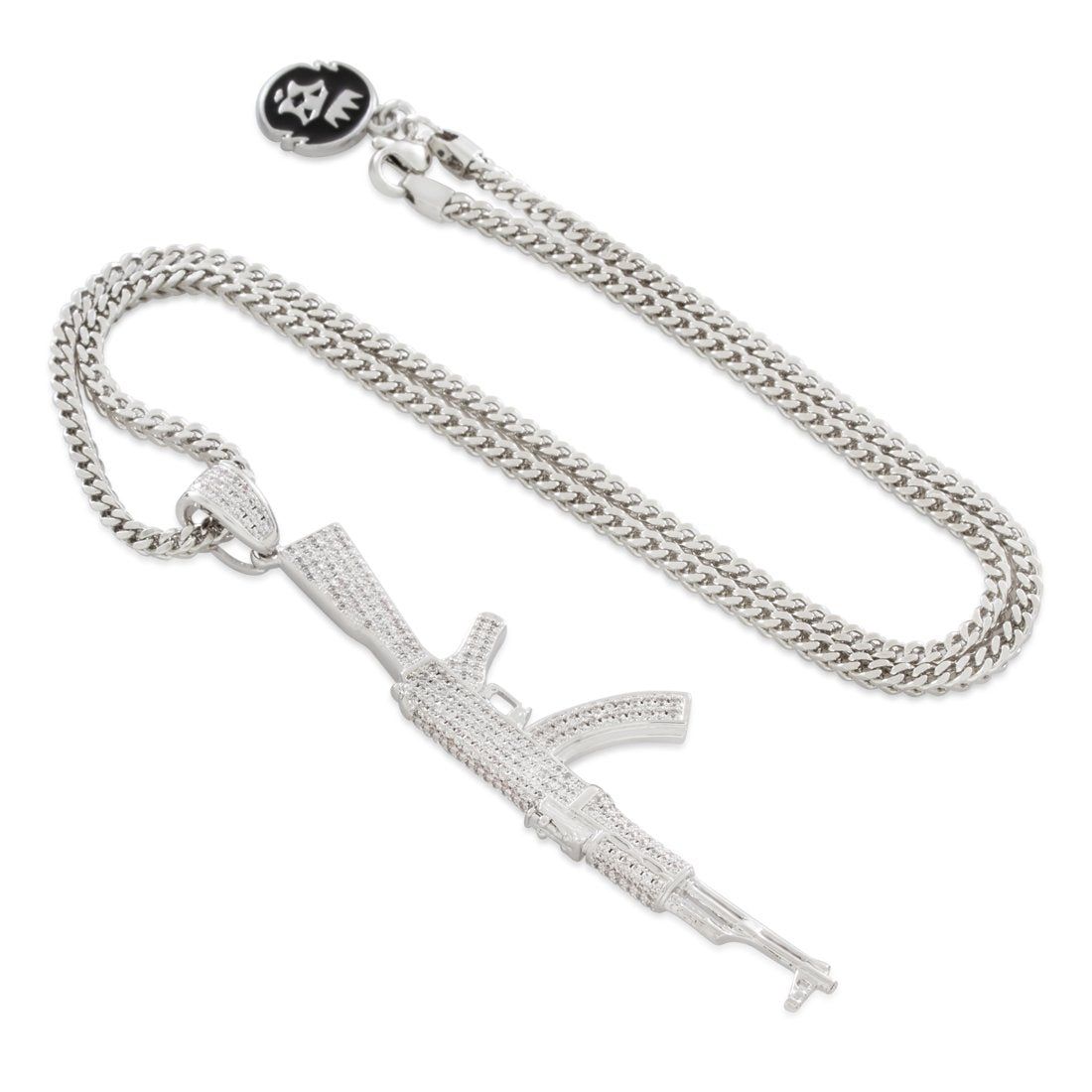 Iced AK-47 Necklace  in  by King Ice