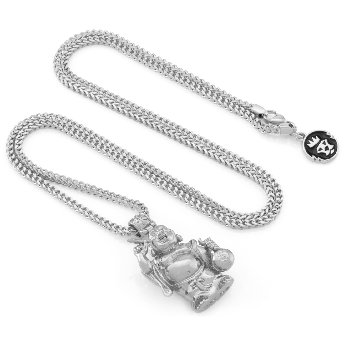 Laughing Buddha Necklace  in  by King Ice