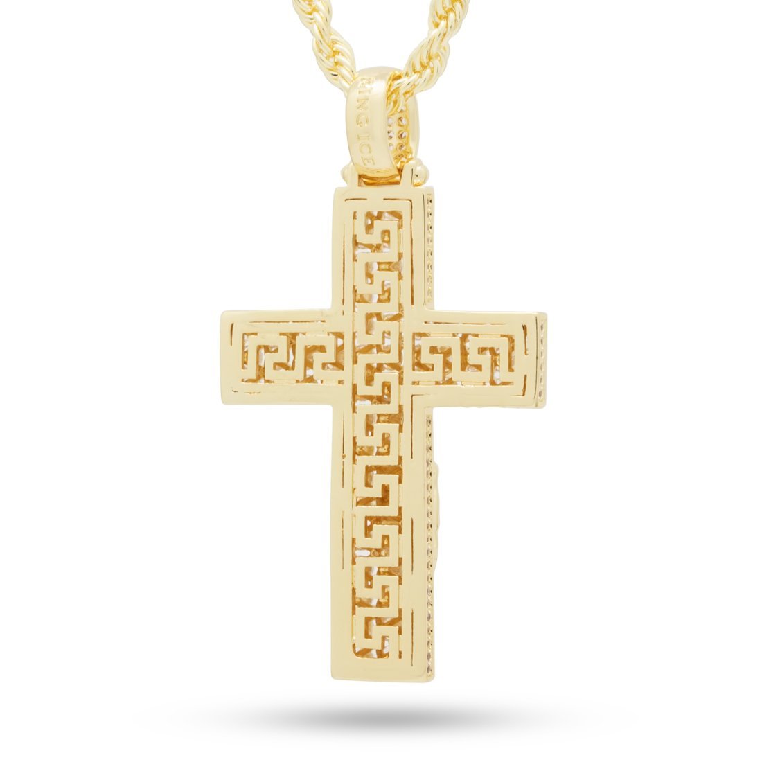 Notorious B.I.G. x King Ice - Biggie Crucifix Necklace  in  by King Ice