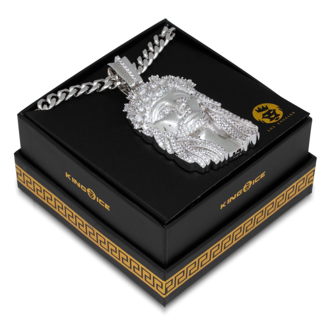 Notorious B.I.G. x King Ice - Biggie Jesus Necklace  in  by King Ice