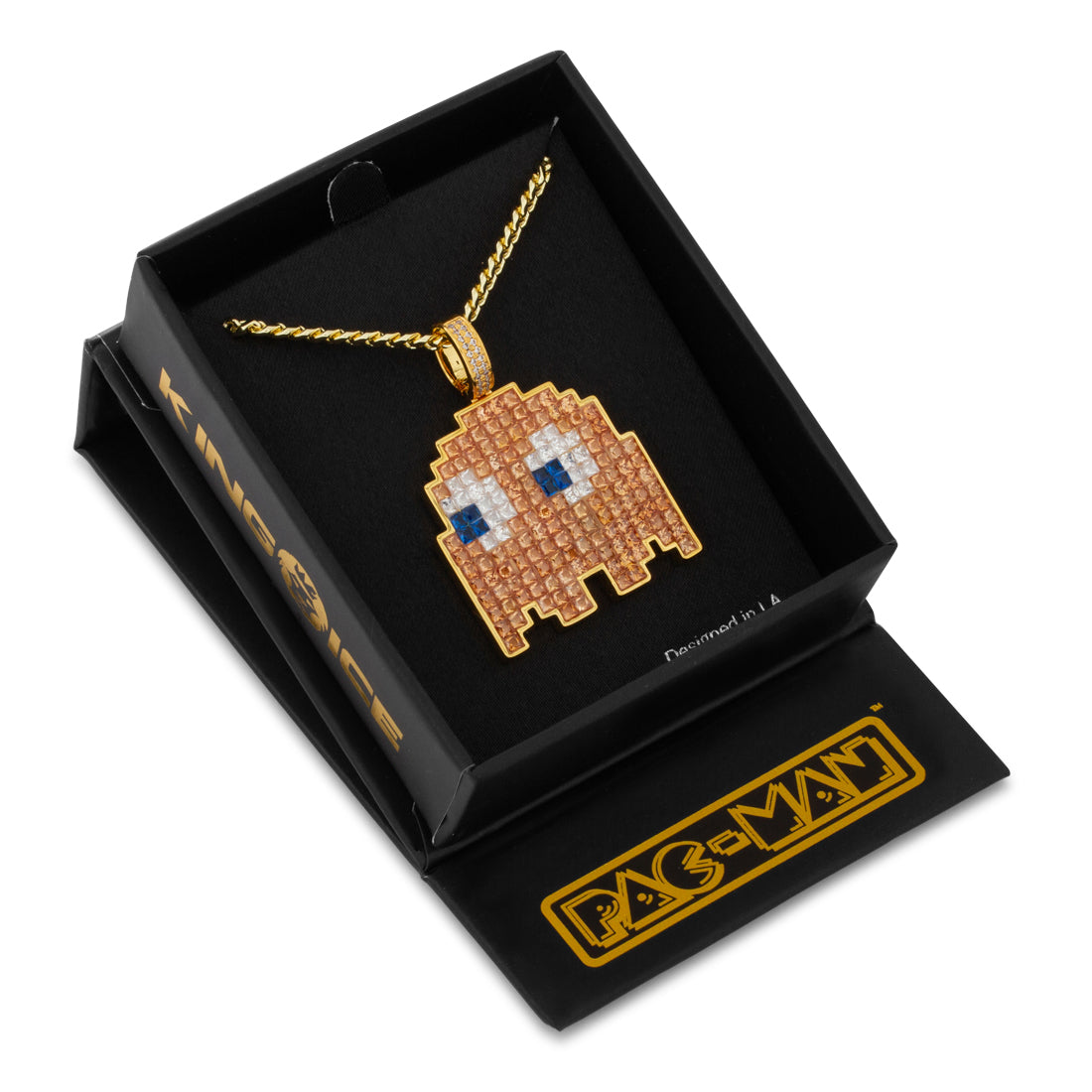 PAC-MAN x King Ice - Pixel Clyde Necklace  in  by King Ice