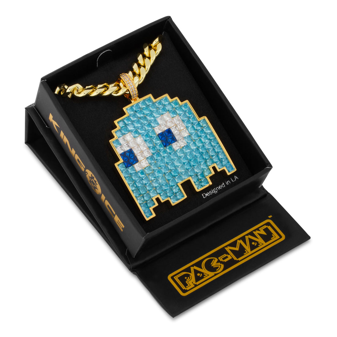 PAC-MAN x King Ice - Pixel Inky Necklace  in  by King Ice