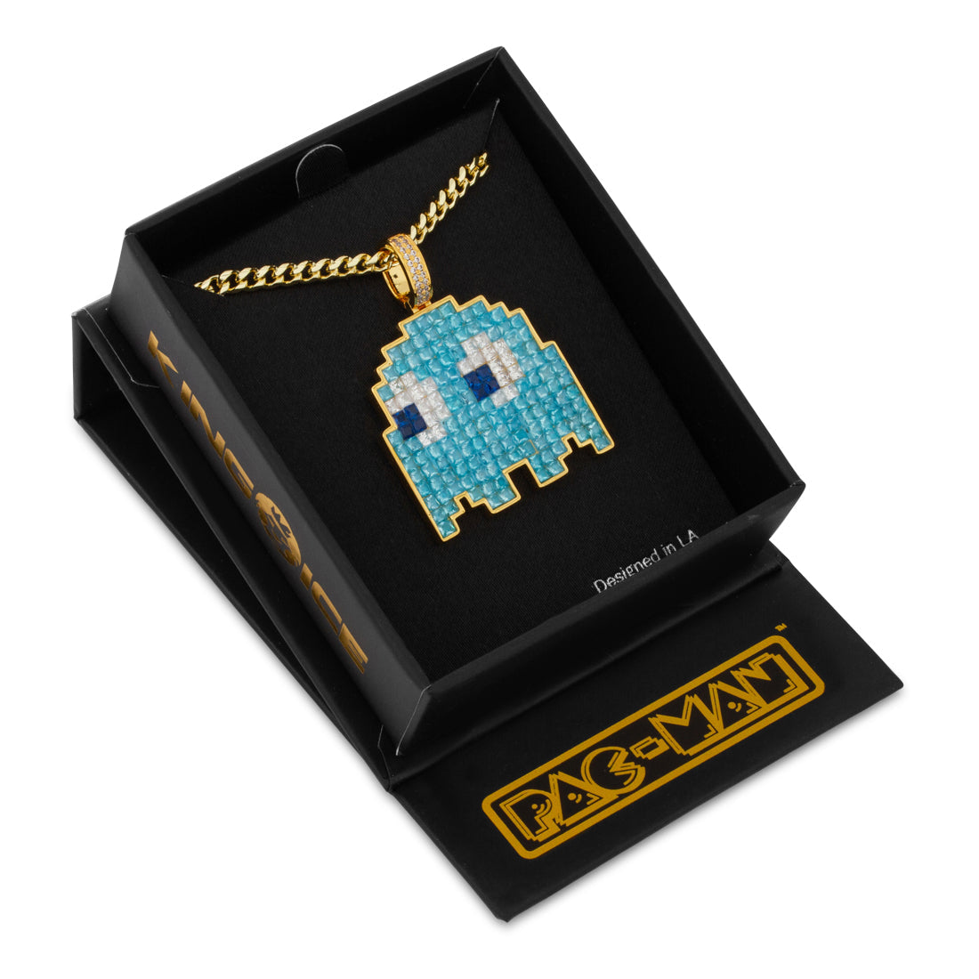 PAC-MAN x King Ice - Pixel Inky Necklace  in  by King Ice