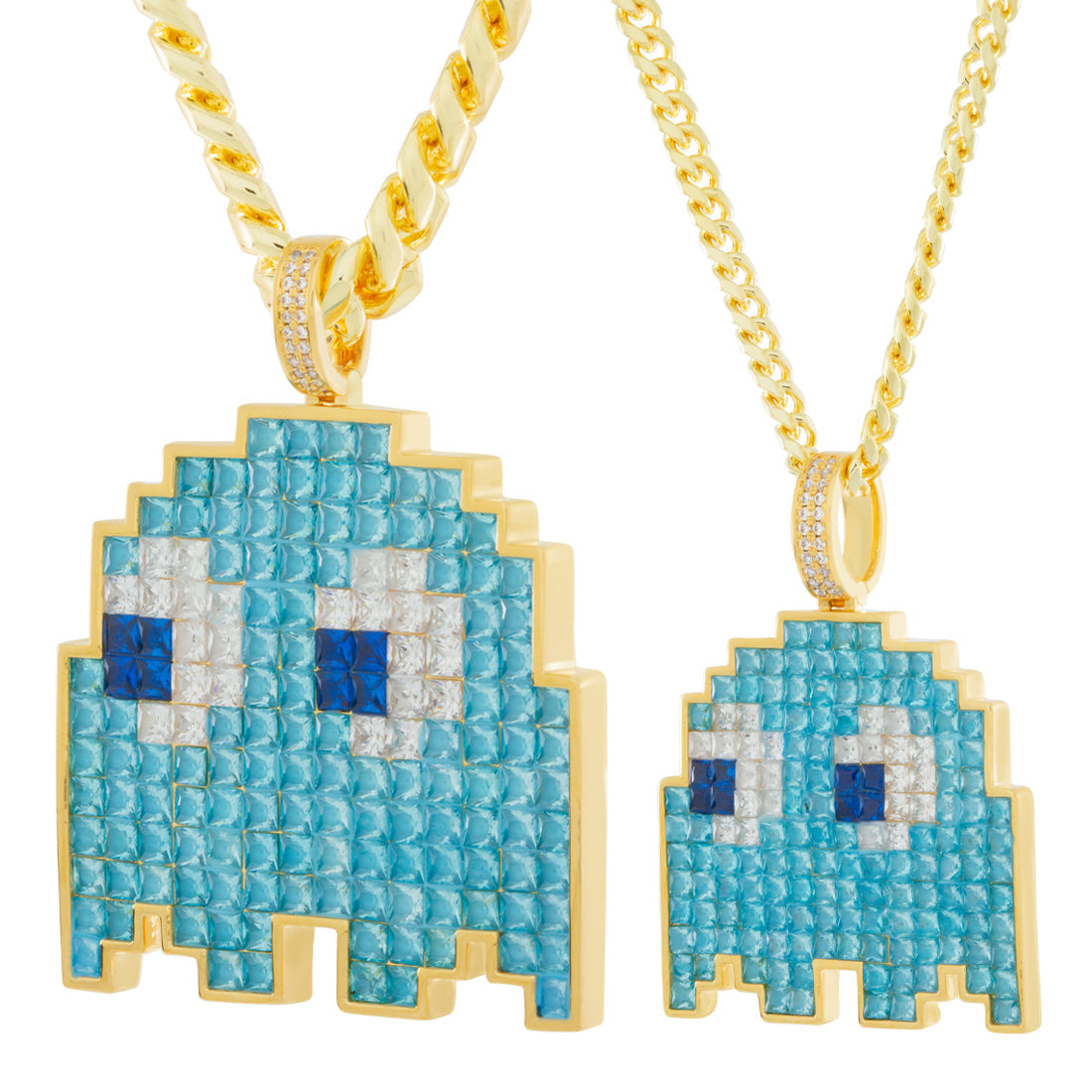 PAC-MAN x King Ice - Pixel Inky Necklace  in  by King Ice