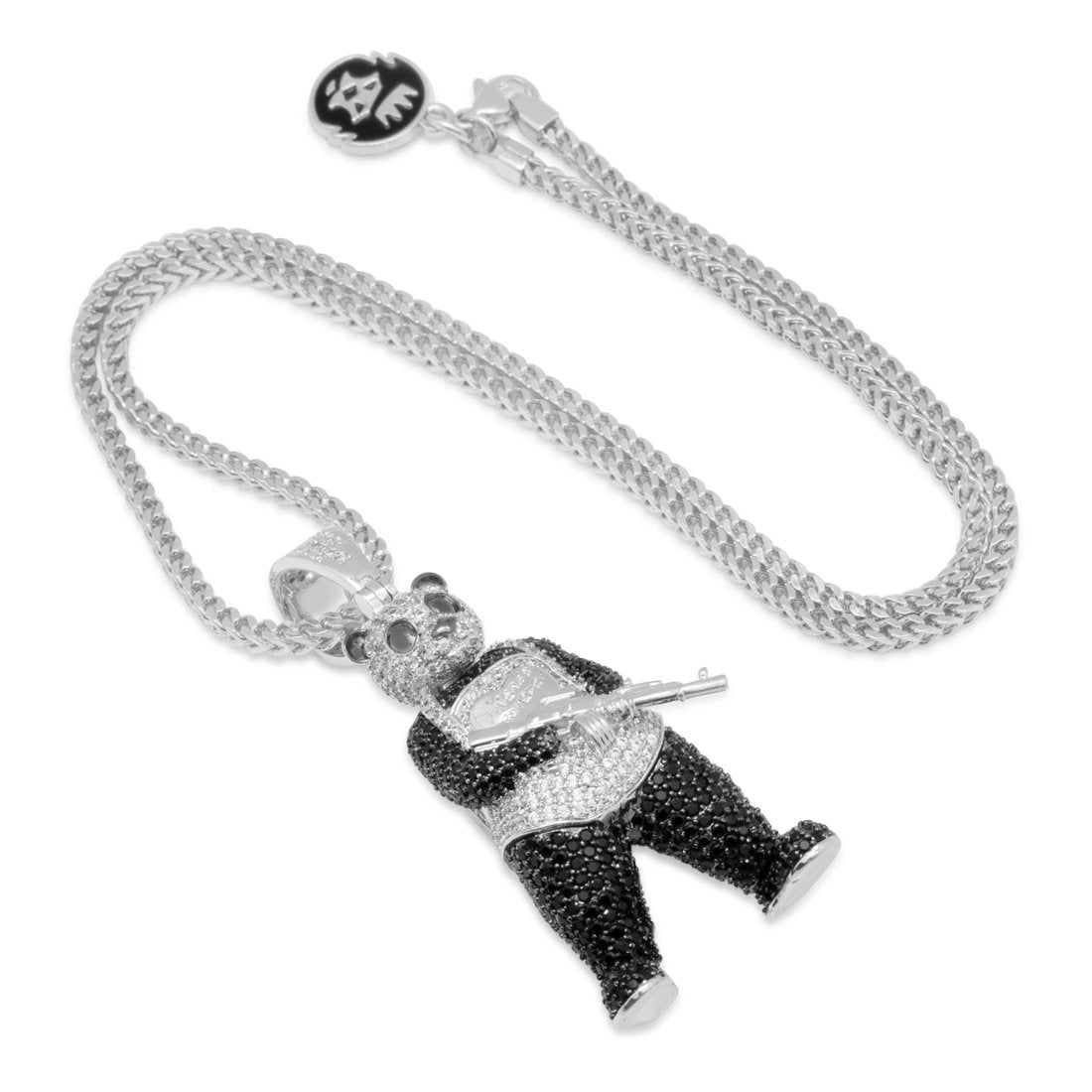 Panda Man Necklace  in  by King Ice