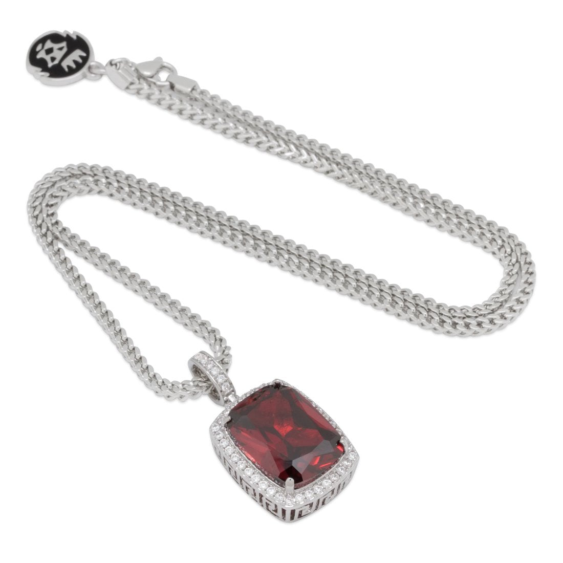 Ruby Crown Julz Necklace  in  by King Ice