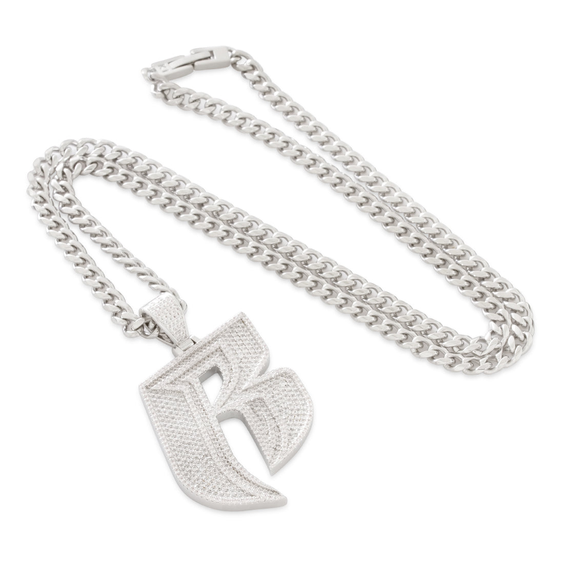 Ruff Ryders Logo Necklace  in  by King Ice