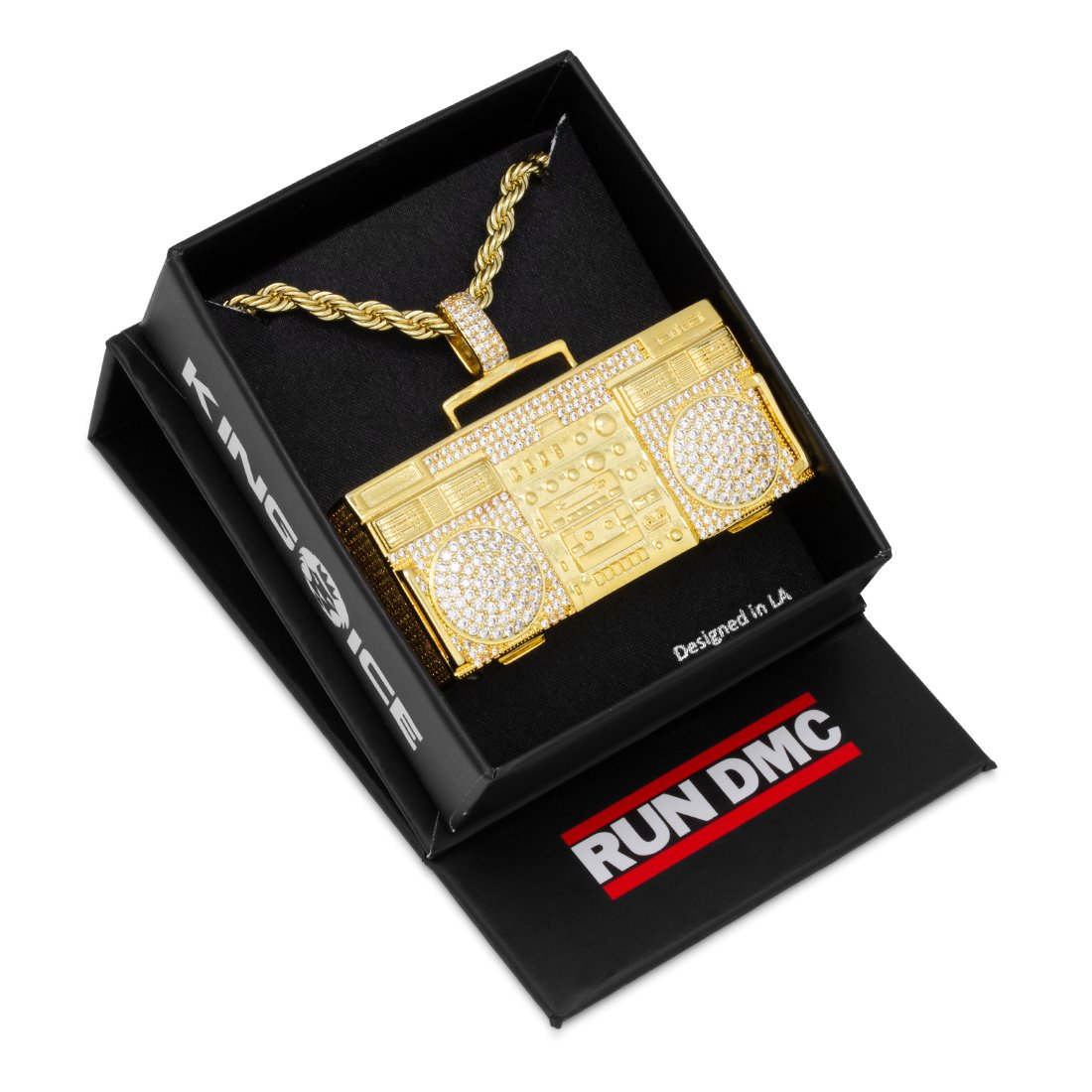 RUN DMC x King Ice - Ghetto Blaster Necklace  in  by King Ice