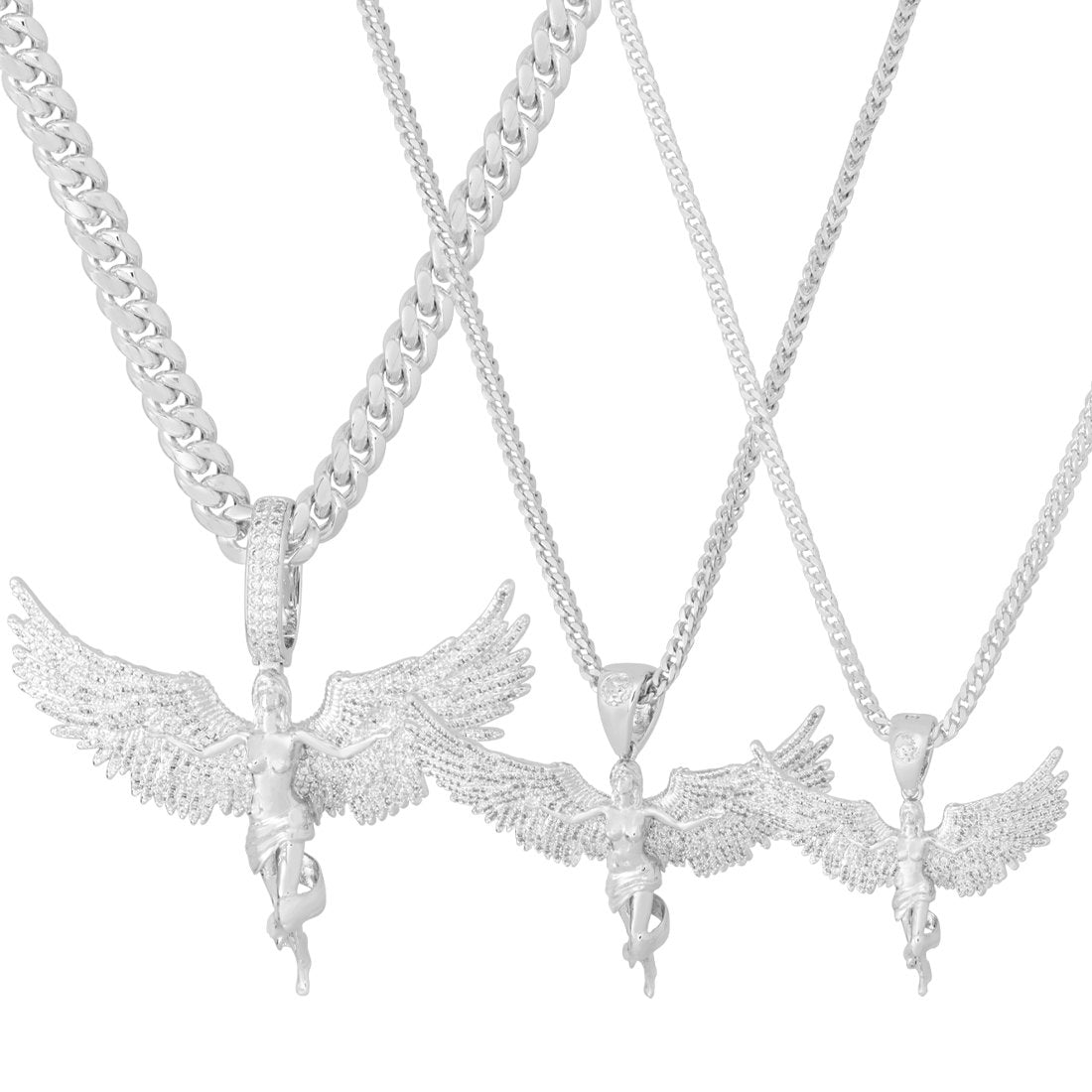 Soaring Angel Necklace  in  by King Ice