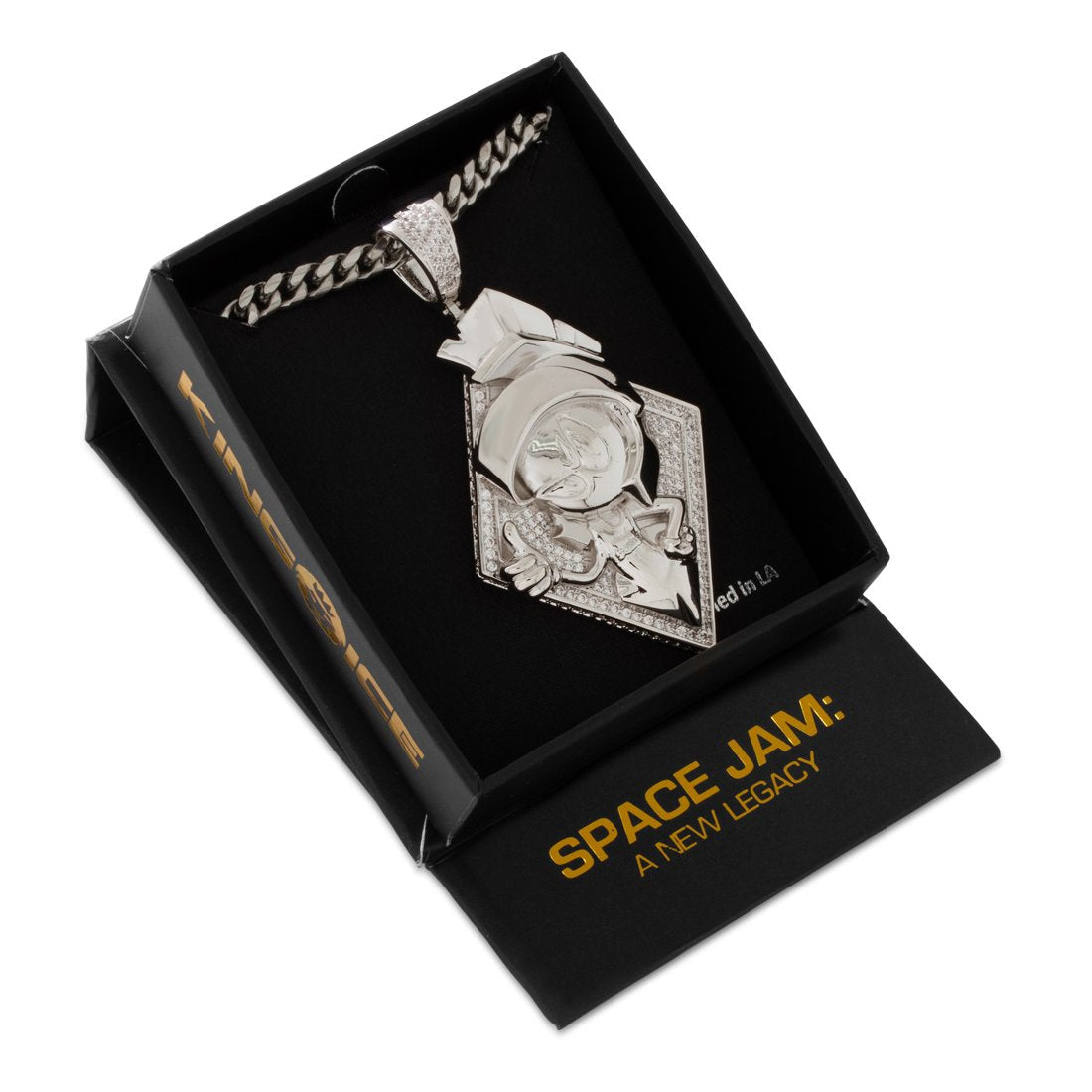 Space Jam x King Ice - Marvin the Martian Necklace  in  by King Ice