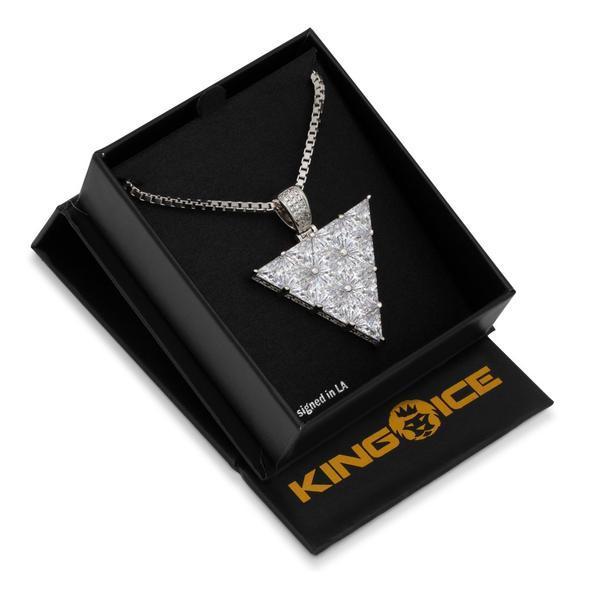 White Trinus Necklace  in  by King Ice