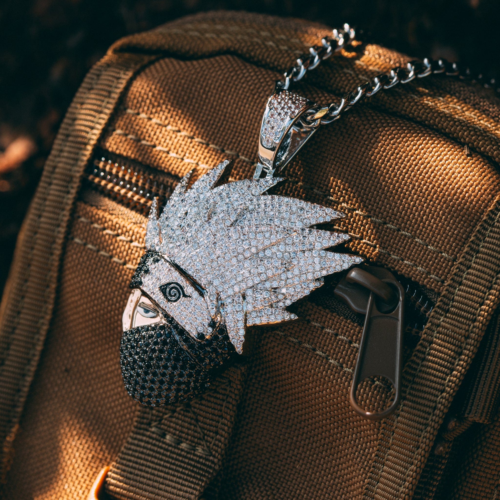 Naruto x King Ice - Kakashi Necklace  in  2.6" by King Ice