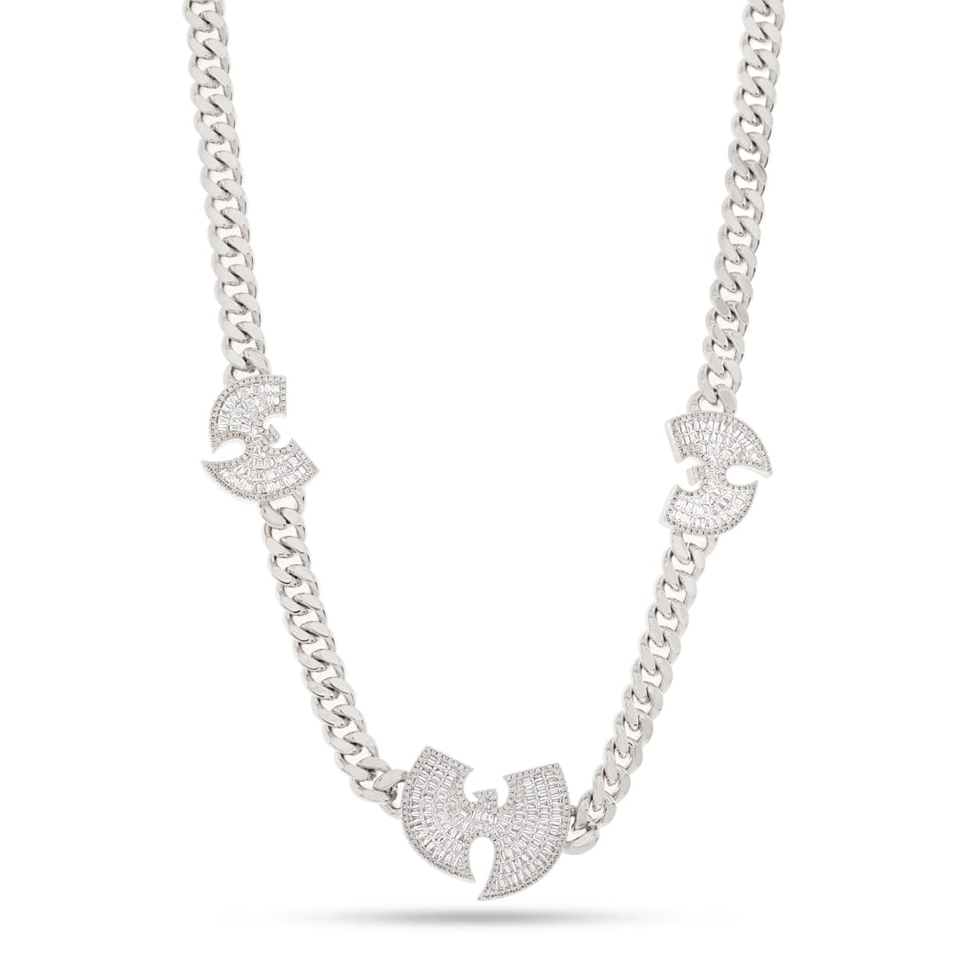 Wu-Tang x King Ice - Eternal Wu Chain  in  White Gold / 22" by King Ice