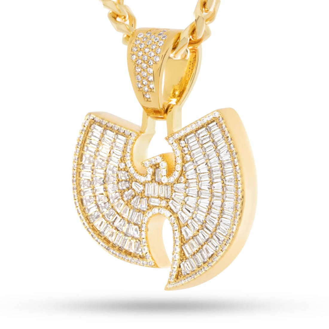 Wu-Tang x King Ice - Logo Necklace  in  14K Gold / 1.5" by King Ice