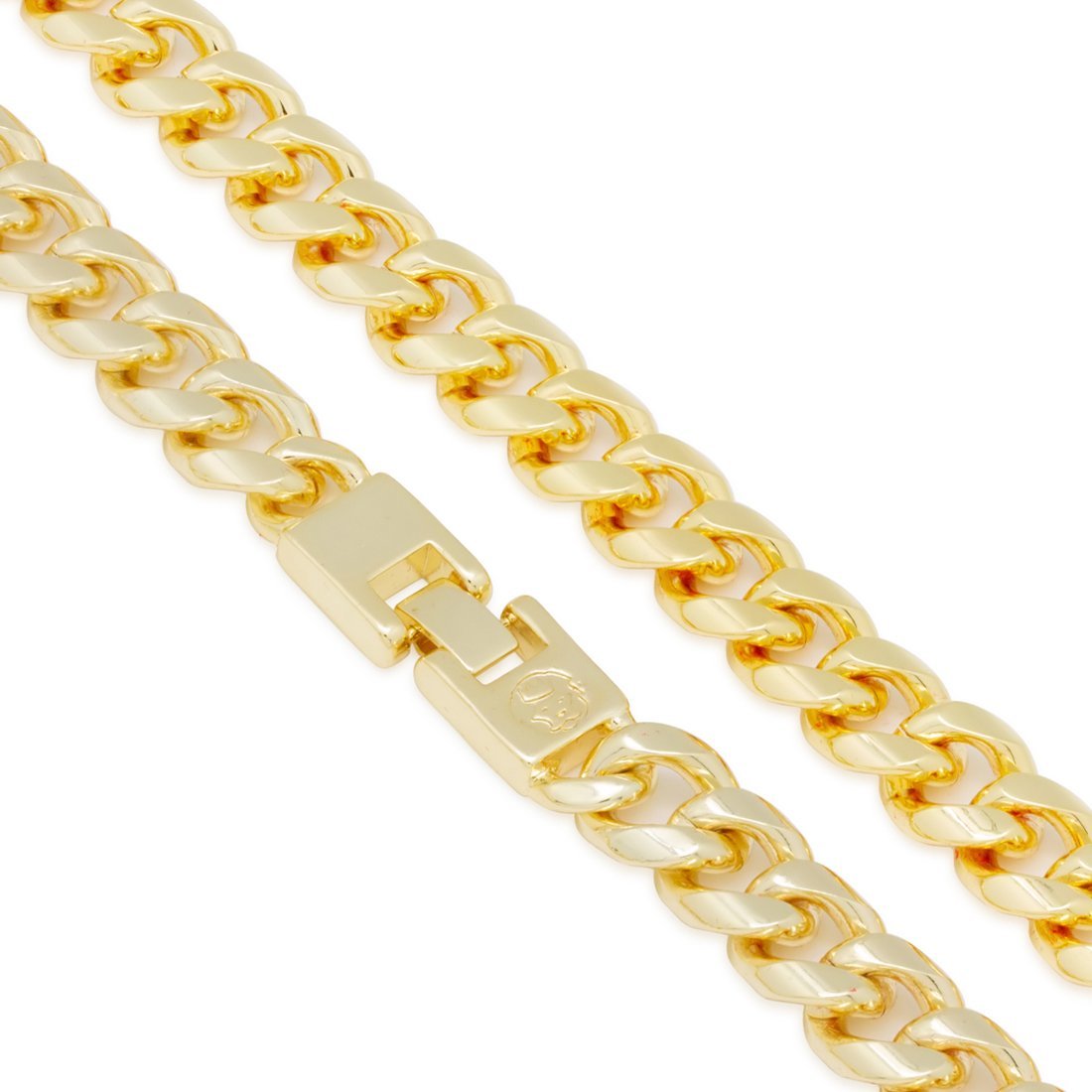 12mm Miami Cuban Link Chain Choker Set  in  by King Ice