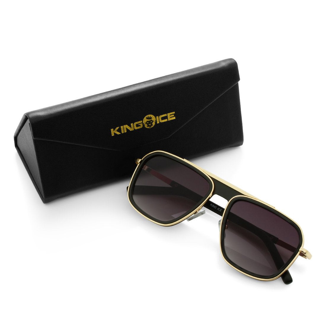 Crenshaw Aviator Sunglasses  in  by King Ice