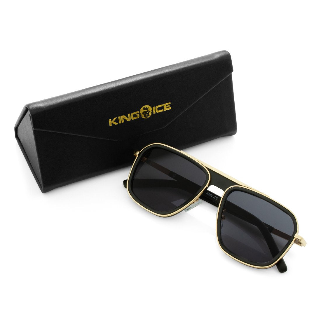 Crenshaw Aviator Sunglasses  in  by King Ice