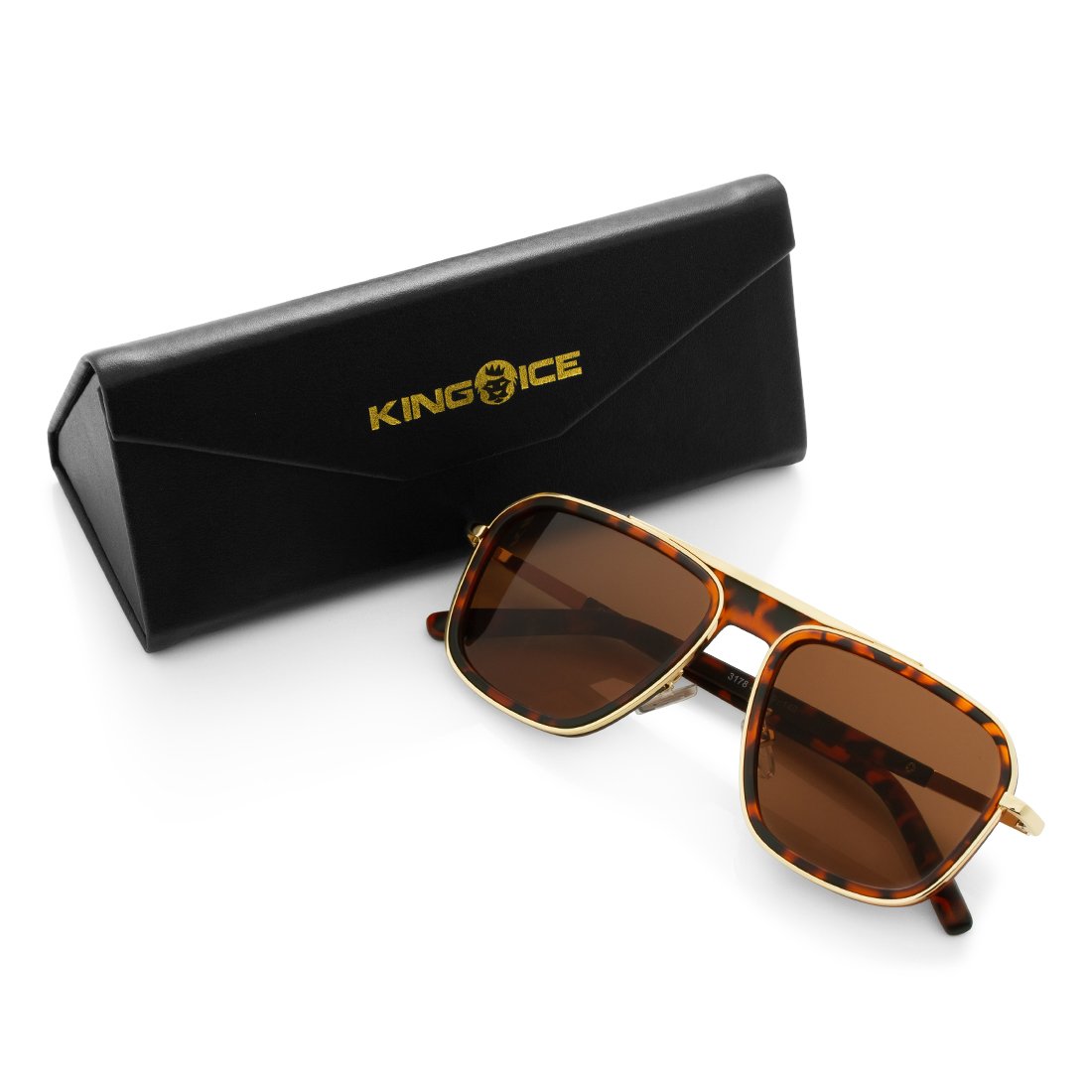 Crenshaw Aviator Sunglasses  in  by King Ice