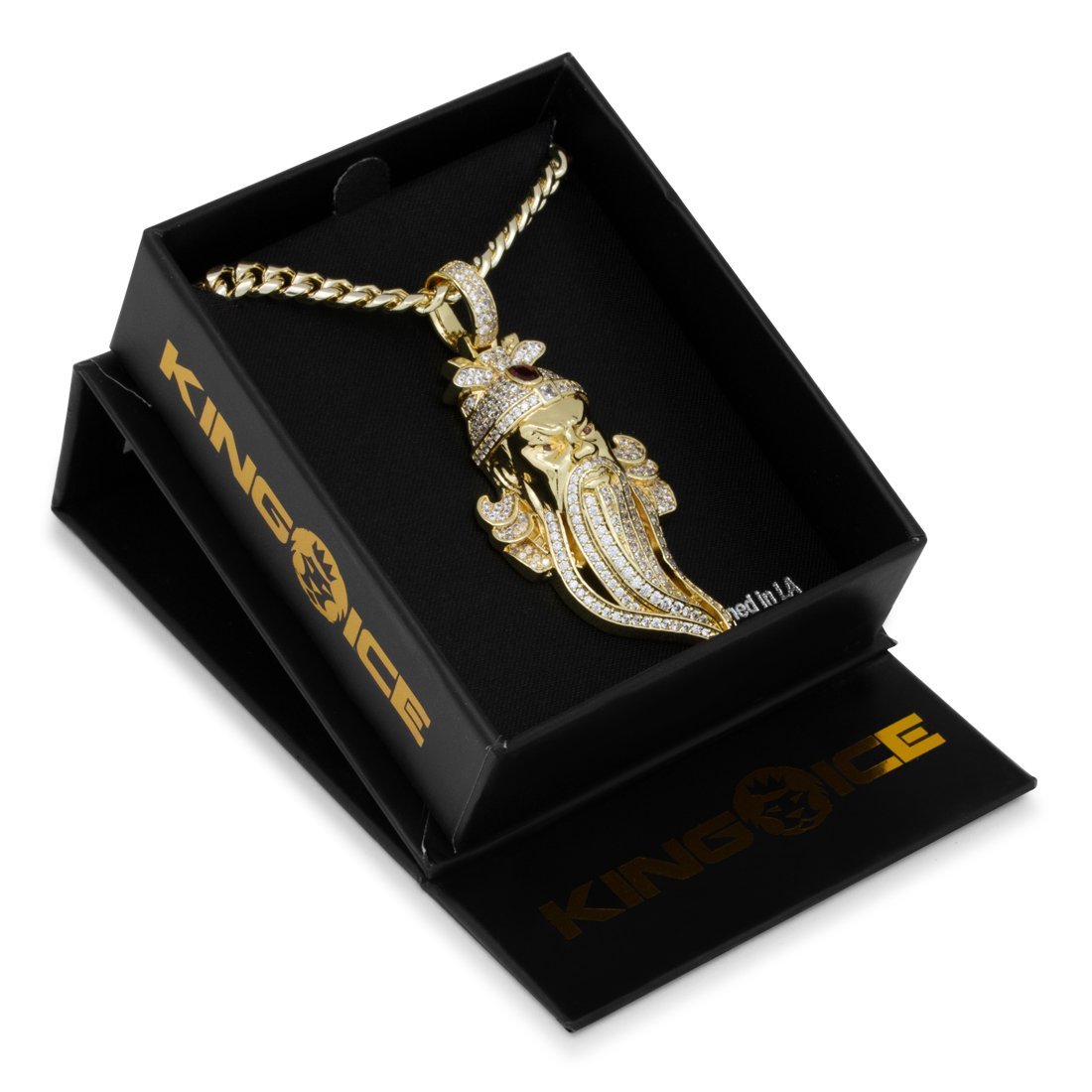 Guan Yu God of War Necklace  in  by King Ice