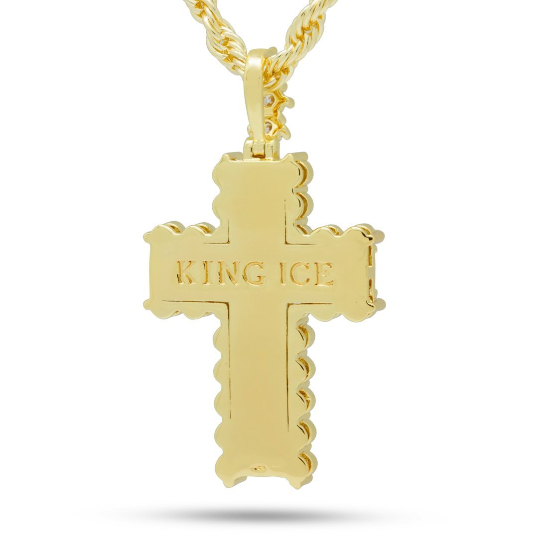 Icy Cross Necklace  in  by King Ice