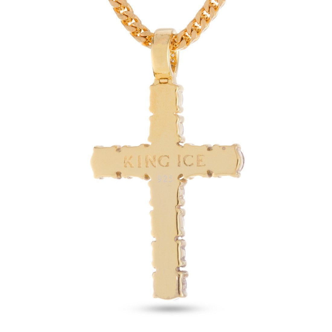 Sterling Silver Kingsman Cross Necklace  in  by King Ice